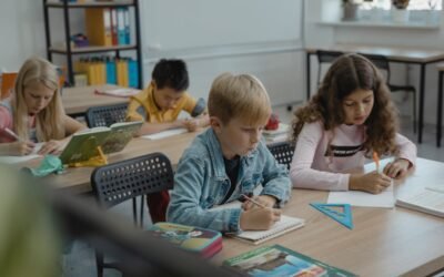 Student preparing notes for board exam revision